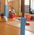 ここでお晝寢もします。