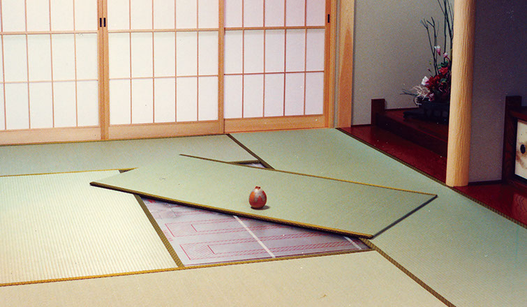 床暖房用畳「小春」施工寫(xiě)真